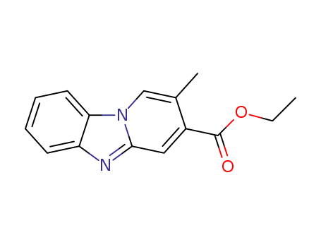 Molecular Structure of 1255651-18-3 (2-methyl-3-ethoxycarbonylpyrido[1,2-a]benzimidazole)