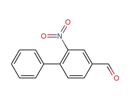 Molecular Structure of 501931-57-3 (2-nitro-biphenyl-4-carbaldehyde)