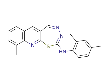 10-methyl-N-(2,4-dimethylphenyl)-[1,3,4]thiadiazepino[7,6-b]quinolin-2-amine