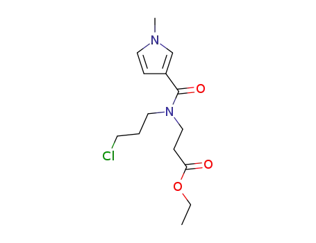 3-[(3-chloro-propyl)-(1-methyl-1<i>H</i>-pyrrole-3-carbonyl)-amino]-propionic acid ethyl ester