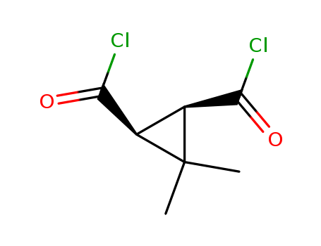 1,2-CYCLOPROPANEDICARBONYLDICHLORIDE,3,3-DIMETHYL-,CIS-