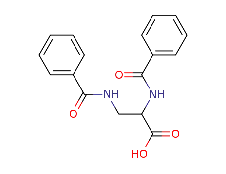 Molecular Structure of 145554-39-8 (2,3-bis-benzoylamino-propionic acid)