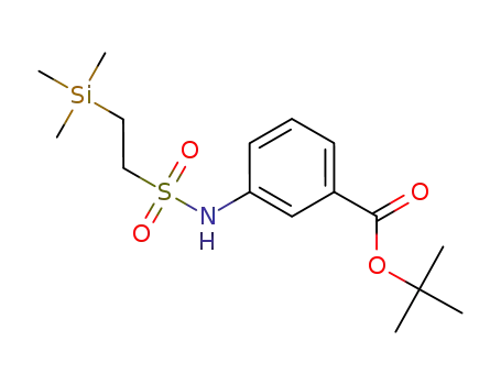 3-[2-(trimethylsilanyl)ethanesulfonylamino]benzoic acid tert-butyl ester