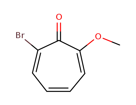 Molecular Structure of 1728-86-5 (2-Methoxy-7-bromo-2,4,6-cycloheptatriene-1-one)