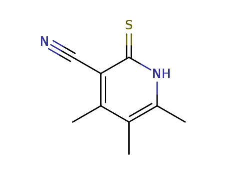 3-Pyridinecarbonitrile,1,2-dihydro-4,5,6-trimethyl-2-thioxo-