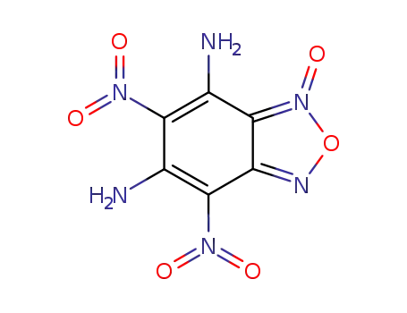 Molecular Structure of 117907-74-1 (5,7-Diamino-4,6-dinitrobenzofuroxan)