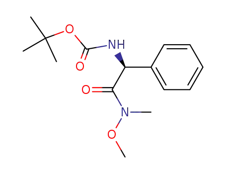 tert-butyl (S)-{2-[methoxy(methyl)amino]-2-oxo-1-phenylethyl}carbamate
