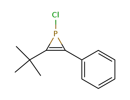 Molecular Structure of 118398-71-3 (1H-Phosphirene, 1-chloro-2-(1,1-dimethylethyl)-3-phenyl-)