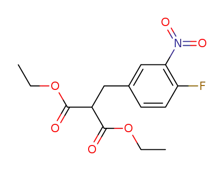diethyl 2-(4'-fluoro-3'-nitrophenyl)methylmalonate