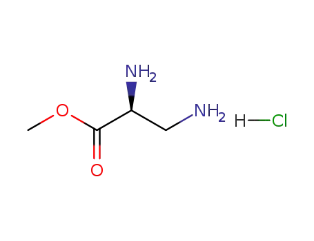 Molecular Structure of 161372-39-0 (L-Alanine, 3-amino-, methyl ester, monohydrochloride)