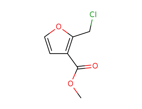 Molecular Structure of 53020-07-8 (METHYL 2-(CHLOROMETHYL)-3-FUROATE)