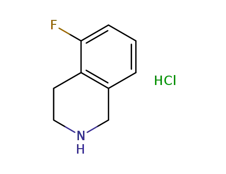 Molecular Structure of 799274-07-0 (5-FLUORO-1,2,3,4-TETRAHYDRO-ISOQUINOLINE HYDROCHLORIDE)
