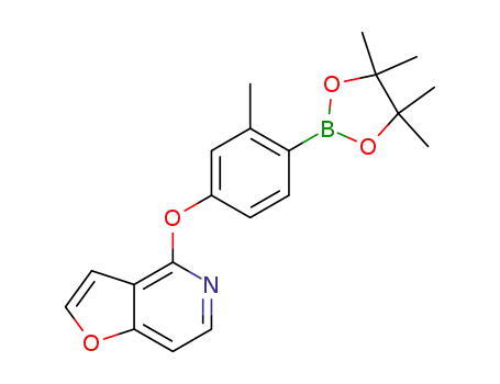 4-[3-methyl-4-(4,4,5,5-tetramethyl-1,3,2-dioxaborolan-2-yl)phenoxy]furo[3,2-c]pyridine