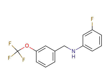 (3-fluoro-phenyl)-(3-trifluoromethoxy-benzyl)-amine