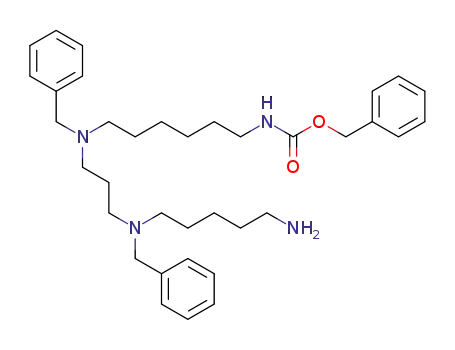 N<sup>6</sup>,N<sup>10</sup>-dibenzyl-N<sup>16</sup>-benzyloxycarboyl-6,10-diaza-1,16-diaminohexadecane