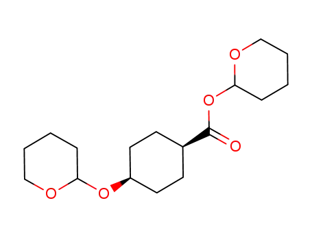 Cyclohexanecarboxylic acid, 4-[(tetrahydro-2H-pyran-2-yl)oxy]-,
tetrahydro-2H-pyran-2-yl ester, cis-