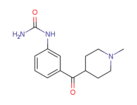 4-[3-(aminoamidyl)benzoyl]-1-methylpiperidine
