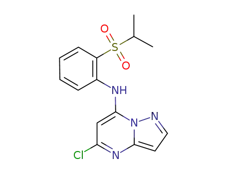 5-chloro-N-(2-(isopropylsulfonyl)phenyl)pyrazolo[1,5-a] pyrimidin-7-amine