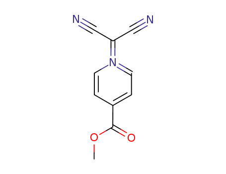 Molecular Structure of 77425-53-7 (Pyridinium, 4-(methoxycarbonyl)-, dicyanomethylide)