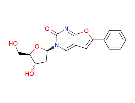 3-(2′-deoxy-β-D-ribofuranosyl)-6-(phenyl)-2,3-dihydrofuro-[2,3-d]pyrimidin-2-one