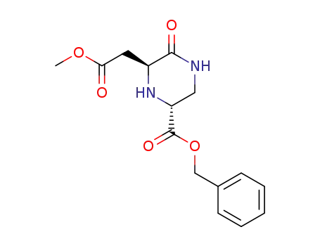 (2S,6R)-3-Oxo-6-<(phenylmethoxy)carbonyl>-2-piperazineacetic acid methyl ester