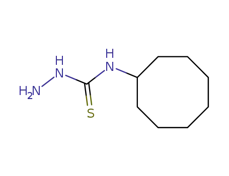 Molecular Structure of 122813-76-7 (C<sub>8</sub>H<sub>15</sub>NHCSNHNH<sub>2</sub>)