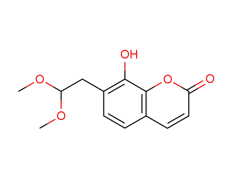 2H-1-Benzopyran-2-one, 7-(2,2-dimethoxyethyl)-8-hydroxy-