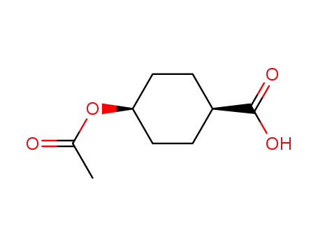 Molecular Structure of 204712-78-7 (<i>cis</i>-4-acetoxy-cyclohexanecarboxylic acid)