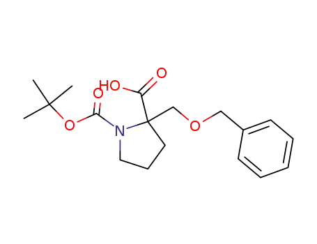 2-((benzyloxy)methyl)-1-(tert-butoxycarbonyl)pyrrolidine-2-carboxylic acid