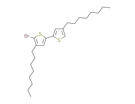 Molecular Structure of 885481-66-3 (5-bromo-4,4'-dioctyl-2,2'-bithiophene)