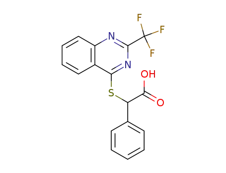 Benzeneacetic acid, a-[[2-(trifluoromethyl)-4-quinazolinyl]thio]-