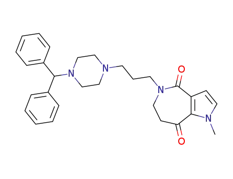 5-[3-(4-diphenylmethylpiperazin-1-yl)propyl]-1-methyl-1,4,5,6,7,8-hexahydropyrrolo-[3,2-c]azepine-4,8-dione