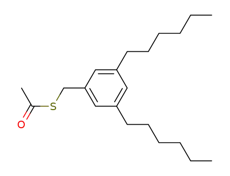 Thioacetic acid S-(3,5-dihexyl-benzyl) ester