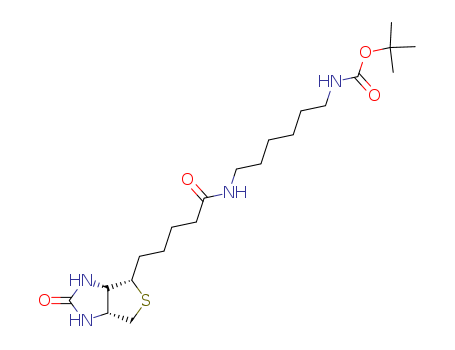 N-[6-[[5-[(3aS,4S,6aR)-Hexahydro-2-oxo-1H-thieno[3,4-d]imidazol-4-yl]-1 -oxopentyl]amino]hexyl]-carbamic Acid 1,1-Dimethylethyl Ester