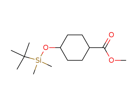 Cyclohexanecarboxylic acid, 4-[[(1,1-dimethylethyl)dimethylsilyl]oxy]-,
methyl ester