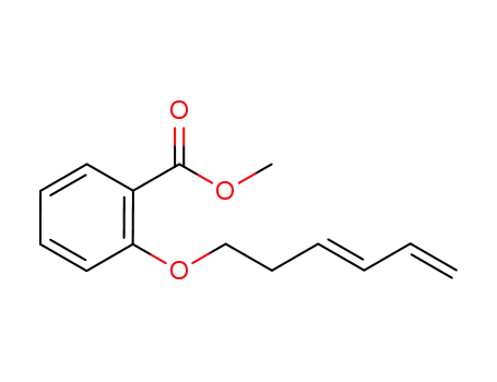 Molecular Structure of 1569695-51-7 ((E)-methyl 2-(hexa-3,5-dienyloxy)benzoate)