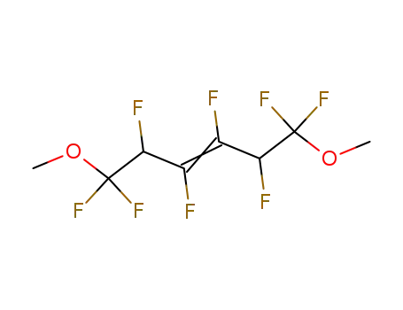 Molecular Structure of 104330-35-0 (1,6-Dimethoxy-1,1,2,3,4,5,6,6-octafluoro-3-hexene)