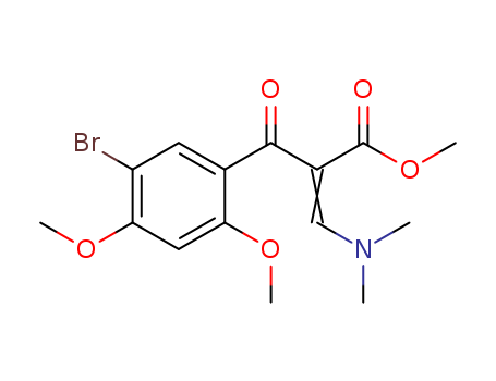 methyl 2-(5-bromo-2,4-dimethoxybenzoyl)-3-(dimethylamino)acrylate