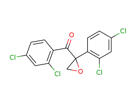 Molecular Structure of 94147-83-8 (Methanone, (2,4-dichlorophenyl)[2-(2,4-dichlorophenyl)oxiranyl]-)