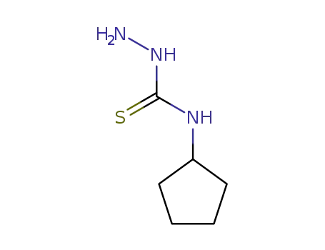 Molecular Structure of 122813-74-5 (N-CYCLOPENTYLHYDRAZINECARBOTHIOAMIDE)