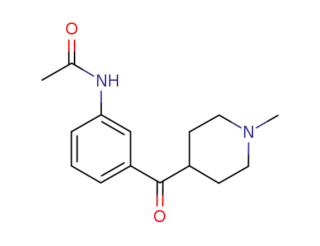 4-[3-(methylamidyl)benzoyl]-1-methylpiperidine