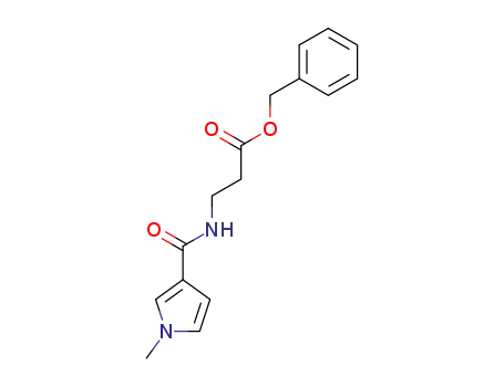 Benzyl 3-(1-methyl-3-pyrrolecarboxamido)propionate