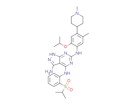 C<sub>30</sub>H<sub>40</sub>N<sub>8</sub>O<sub>3</sub>S