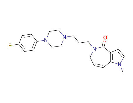 5-[3-[4-(4-fluorophenyl)piperazin-1-yl]propyl]-1-methyl-1,4,5,6,-tetrahydropyrrolo[3,2-c]azepin-4-one