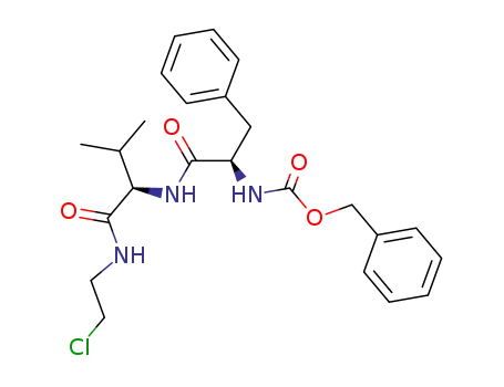Molecular Structure of 146765-97-1 ({(R)-1-[(R)-1-(2-Chloro-ethylcarbamoyl)-2-methyl-propylcarbamoyl]-2-phenyl-ethyl}-carbamic acid benzyl ester)