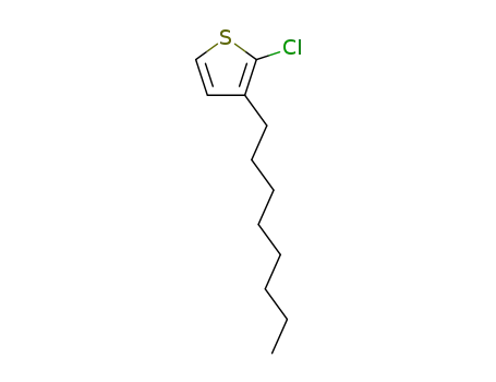 Molecular Structure of 205104-98-9 (2-chloro-3-octylthiophene)