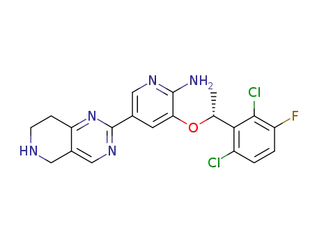 3-((R)-1-(2,6-dichloro-3-fluorophenyl)ethoxy)-5-(5,6,7,8-tetrahydropyrido[4,3-d]pyrimidin-2-yl)pyridin-2-amine
