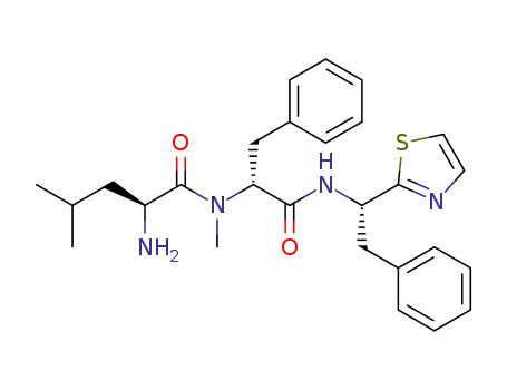 (S)-2-Amino-4-methyl-pentanoic acid methyl-[(R)-2-phenyl-1-((S)-2-phenyl-1-thiazol-2-yl-ethylcarbamoyl)-ethyl]-amide