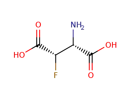 Molecular Structure of 106138-31-2 (L-Aspartic acid, 3-fluoro-, threo- (9CI))