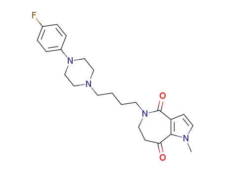 5-[4-[4-(4-fluorophenyl)piperazin-1-yl]butyl]-1-methyl-1,4,5,6,7,8-hexahydropyrrolo[3,2-c]azepine-4,8-dione
